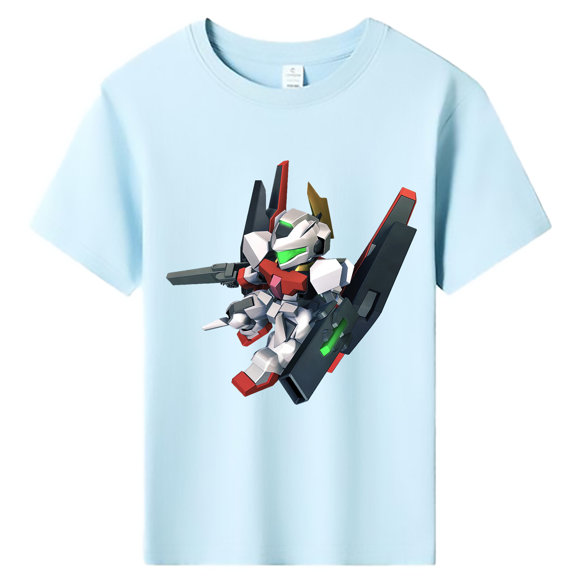 （画像用） 機動戦士ガンダム Mobile Suit Gundam 綿100％キッズTシャツ（フロントプリント）